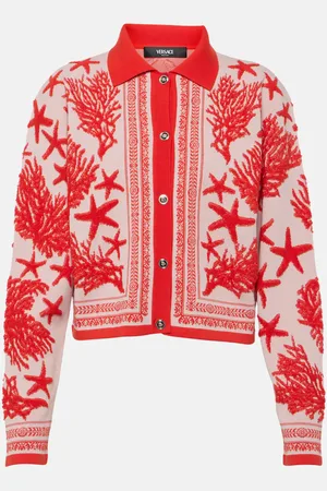 VERSACE Cardigan Barocco Sea aus Jacquard