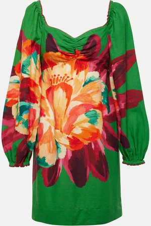 Farm Rio Minikleid Tropicart Green