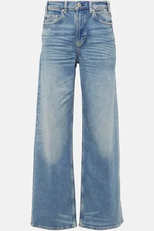 AG Jeans High-Rise Wide-Leg Jeans New Baggy