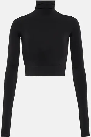 Balenciaga Cropped-Top aus Jersey
