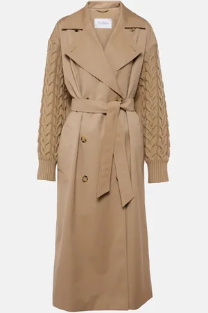 Max Mara Trenchcoat Cicladi aus Gabardine