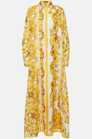 Dolce & Gabbana Kaftan Majolica aus Seide