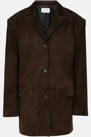 MAGDA BUTRYM Oversize-Jacke aus Veloursleder