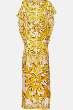 Dolce & Gabbana Kaftan Majolica aus Seide