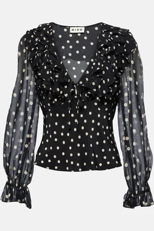RIXO London Bluse Lasca aus Seide