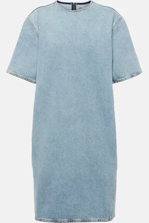 Totême Midikleid aus Denim