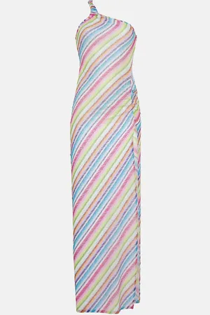 Missoni One-Shoulder-Maxikleid aus Häkelstrick