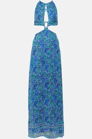 RIXO London Bedrucktes Maxikleid Lenny