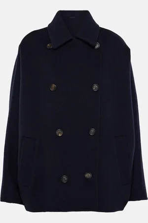 Brunello Cucinelli Cropped-Mantel aus Wolle und Kaschmir