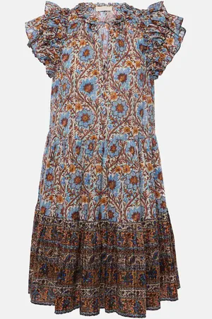 ULLA JOHNSON Minikleid Coletta aus einem Baumwollgemisch