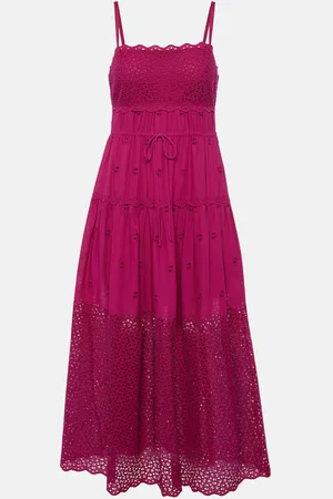 ULLA JOHNSON Maxikleid Isadore aus Baumwoll-Voile