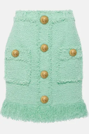 Balmain Minirock aus Tweed