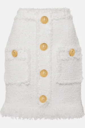 Balmain Minirock aus Tweed