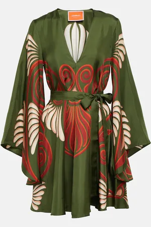 La DoubleJ Minikleid Magnifico aus Seiden-Twill