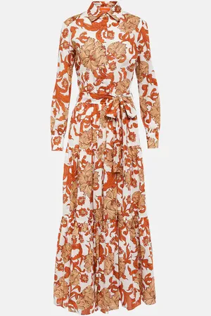 La DoubleJ Bedrucktes Maxikleid Bellini aus Baumwolle