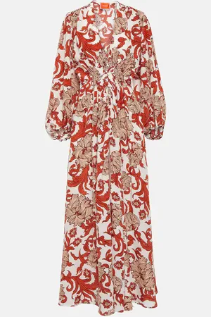 La DoubleJ Maxikleid Camerino aus Crêpe de Chine aus Seide