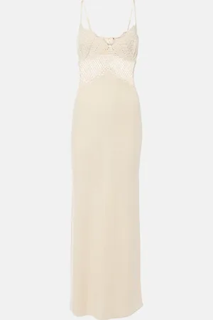 Staud Maxikleid Tara aus Häkelstrick