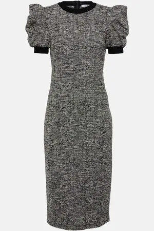 Max Mara Midikleid Ieti aus einem Baumwollgemisch