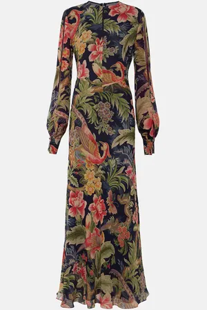 Etro Robe aus Seidenchiffon