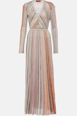 Missoni Maxikleid aus Lamé mit Pailletten