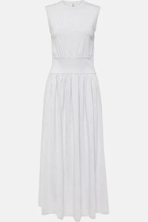Totême Maxikleid aus Baumwoll-Jersey