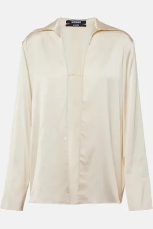 Jacquemus Bluse La Chemise Notte aus Satin