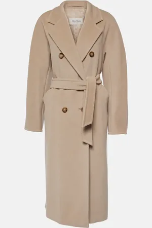 Max Mara Mantel aus Wolle und Kaschmir