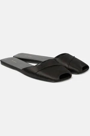 The Row Slippers Milla aus Satin