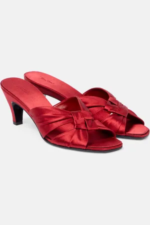 The Row Pantoletten Soft Knot 65 aus Satin