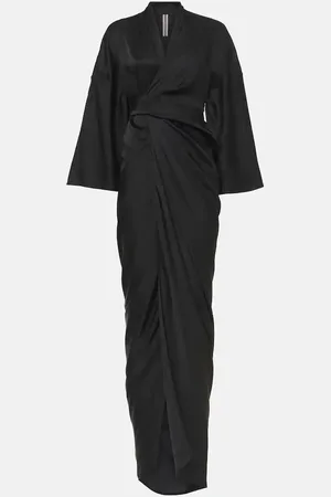 Rick Owens Wickelrobe aus Satin