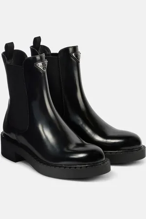 Prada Chelsea Boots aus Leder