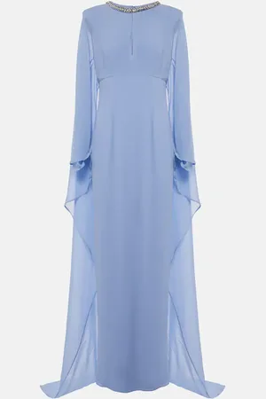 Roland Mouret Verzierte Robe aus Seidenchiffon