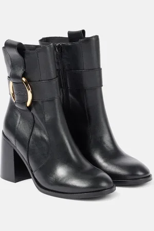 See by Chloé See By Chloé Ankle Boots Zelda 90 aus Leder