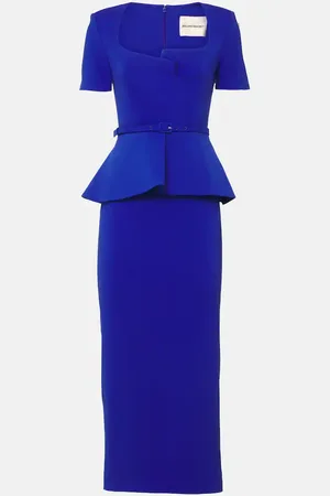 Roland Mouret Midikleid aus einem Seidengemisch