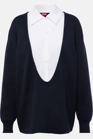 Staud Pullover Coast aus Baumwolle und Kaschmir