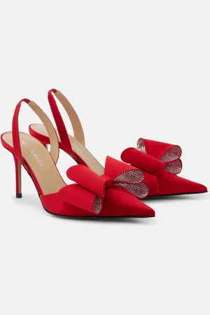 Mach & Mach Slingback-Pumps Le Cadeau 85 aus Satin