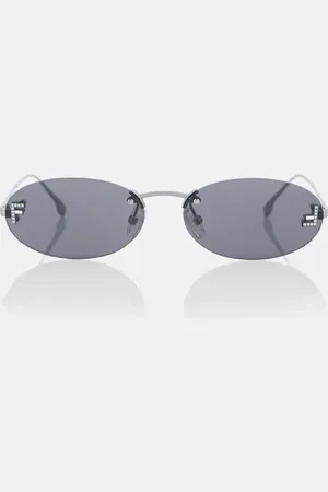 Fendi Ovale Sonnenbrille First Crystal
