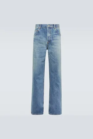 Saint Laurent Mid-Rise Straight Jeans