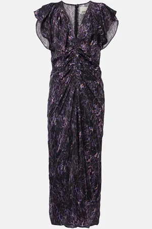Isabel Marant Bedrucktes Midikleid Lyndsay