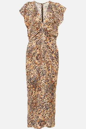 Isabel Marant Bedrucktes Midikleid Lyndsay