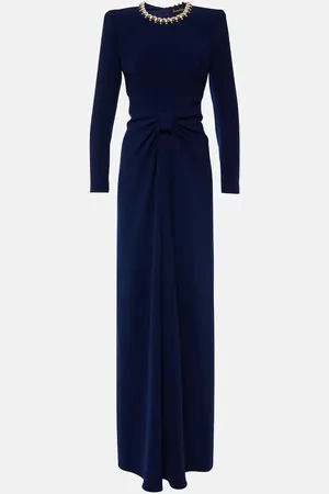 Jenny Packham Verzierte Robe Sunday aus Crêpe