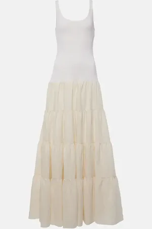 GABRIELA HEARST Maxikleid Pozas aus Leinen