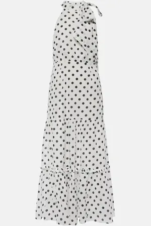 RIXO London Midikleid Eleanor aus Baumwolle