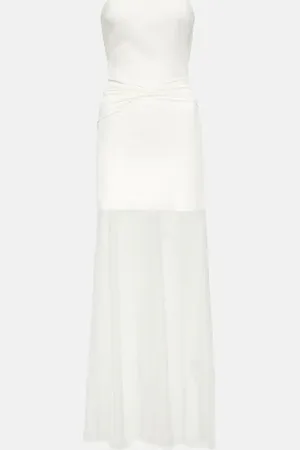 DAVID KOMA Bridal Robe aus Cady