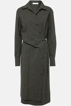 Proenza Schouler White Label Wickelkleid Lane aus Baumwolle