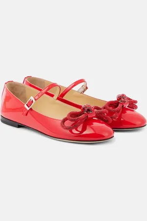 Mach & Mach Verzierte Ballerinas aus Lackleder