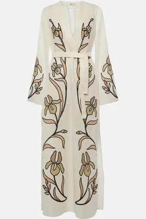 Tory Burch Bedruckter Kaftan aus Leinen
