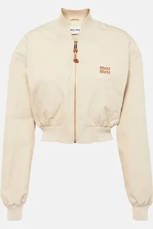 Miu Miu Blouson Panama aus Baumwolle