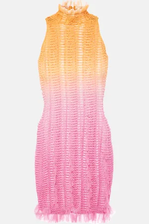 Roberta Einer Bedrucktes Minikleid Angel mit Tüll