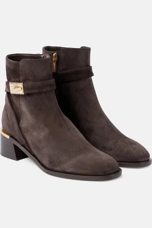 Jimmy Choo Ankle Boots Diantha 45 aus Veloursleder